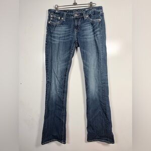 Miss Me Dark Blue Boot Cut Jeans Size 31